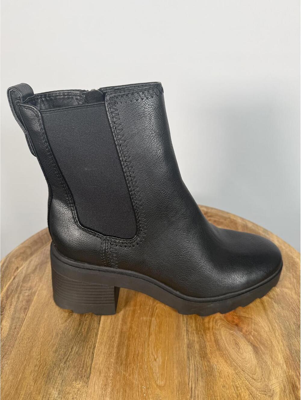 NWB ZODIAC Teresa-Chels Black Ankle Boots Women’s 9.5 - Picture 8 of 9